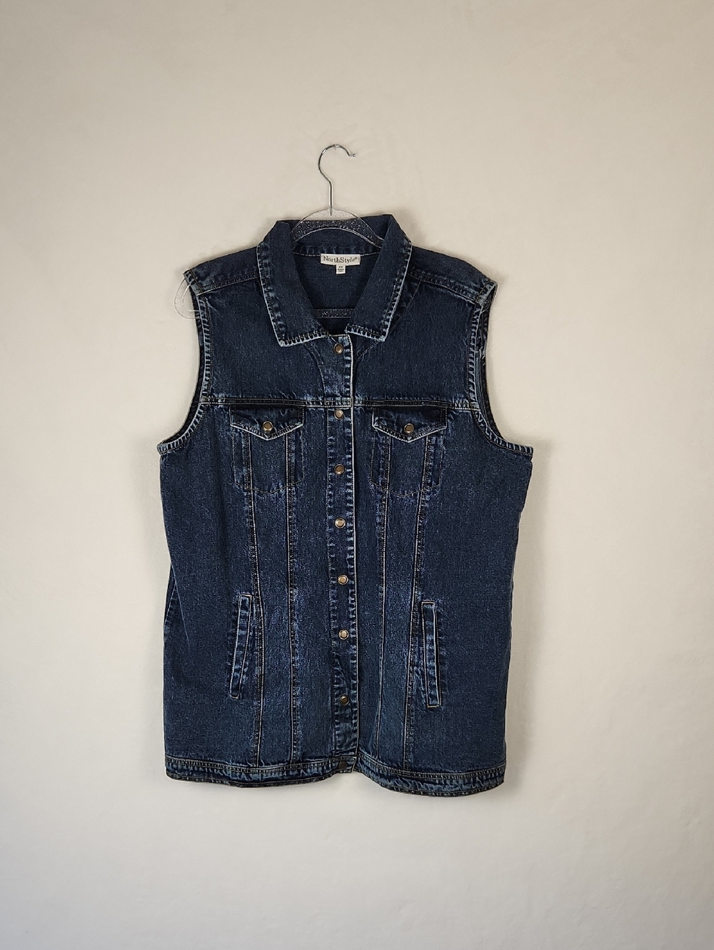 NorthStyle Denim Vest Blue Women's Size 2X Like New